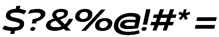 29LTBukraWide SemiBoldSlanted Font OTHER CHARS