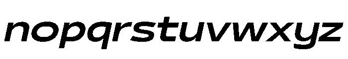 29LTBukraWide SemiBoldSlanted Font LOWERCASE