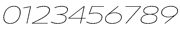 29LTBukraWide ThinSlanted Font OTHER CHARS