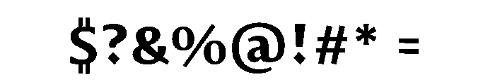 29LTIdrisFlat Bold Font OTHER CHARS