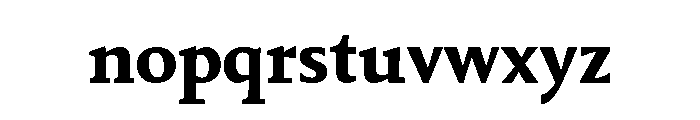 29LTIdrisFlat Bold Font LOWERCASE