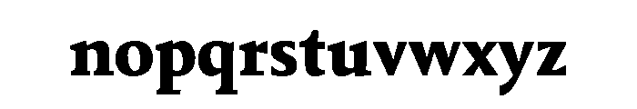 29LTIdrisFlat ExtraBold Font LOWERCASE