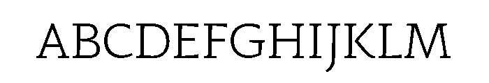 29LTIdrisFlat Light Font UPPERCASE