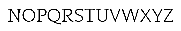 29LTIdrisFlat Light Font UPPERCASE