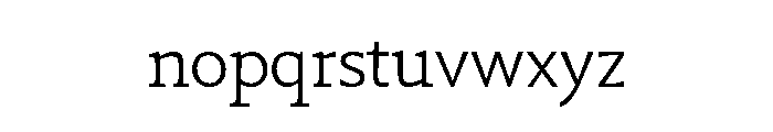 29LTIdrisFlat Light Font LOWERCASE