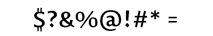 29LTIdrisFlat Medium Font OTHER CHARS
