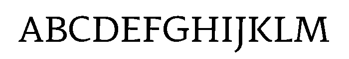29LTIdrisFlat Regular Font UPPERCASE