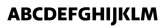 29LTIdrisPureAL ExtraBold Instance Font UPPERCASE