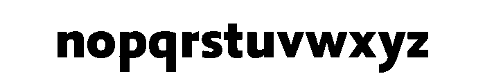 29LTIdrisPureAL ExtraBold Instance Font LOWERCASE