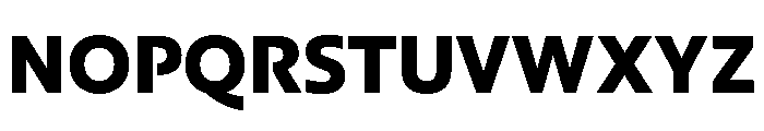 29LTIdrisPureAL ExtraBold Font UPPERCASE