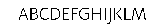 29LTIdrisPureAL Light Instance Font UPPERCASE