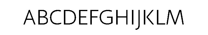 29LTIdrisPureAL Light Font UPPERCASE