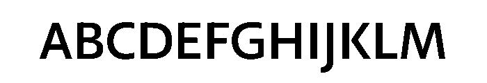 29LTIdrisPureAL Medium Instance Font UPPERCASE