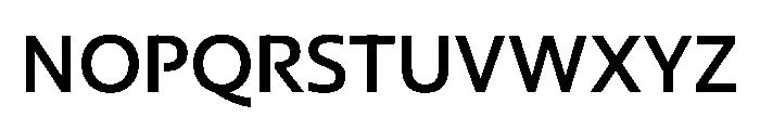 29LTIdrisPureAL Medium Instance Font UPPERCASE
