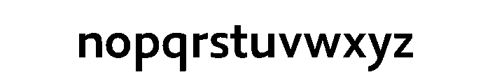 29LTIdrisPureAL Medium Instance Font LOWERCASE