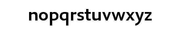 29LTIdrisPureAL Medium Font LOWERCASE