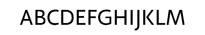 29LTIdrisPureAL Regular Instance Font UPPERCASE