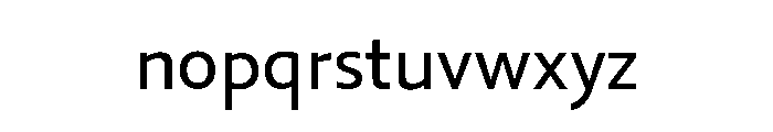 29LTIdrisPureAL Regular Font LOWERCASE