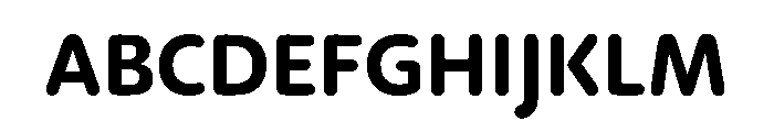 29LTIdrisRound Bold Instance Font UPPERCASE
