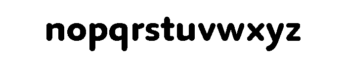 29LTIdrisRound Bold Font LOWERCASE