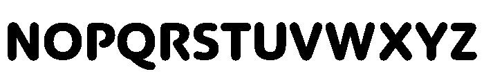 29LTIdrisRound ExtraBold Instance Font UPPERCASE