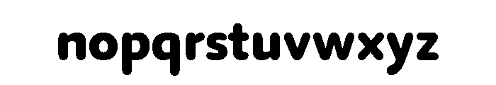 29LTIdrisRound ExtraBold Font LOWERCASE