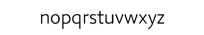 29LTIdrisRound Light Instance Font LOWERCASE