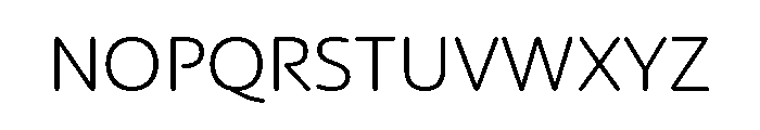 29LTIdrisRound Light Font UPPERCASE