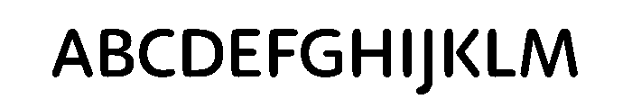 29LTIdrisRound Medium Instance Font UPPERCASE