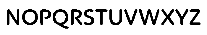 29LTIdrisRound Medium Instance Font UPPERCASE
