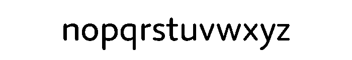 29LTIdrisRound Regular Instance Font LOWERCASE
