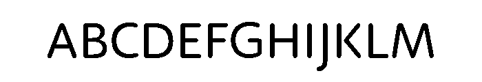 29LTIdrisRound Regular Font UPPERCASE