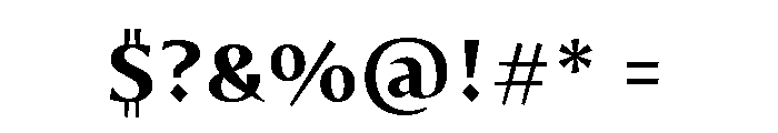 29LTIdrisSharp Bold Font OTHER CHARS