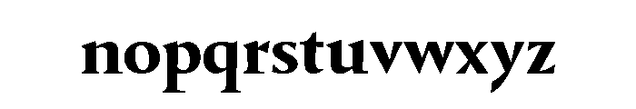 29LTIdrisSharp Bold Font LOWERCASE