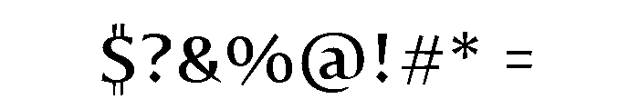 29LTIdrisSharp Medium Font OTHER CHARS