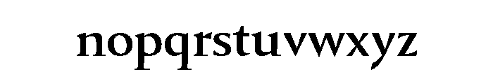 29LTIdrisSharp Medium Font LOWERCASE