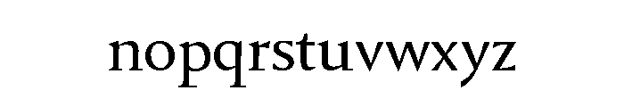 29LTIdrisSharp Regular Font LOWERCASE