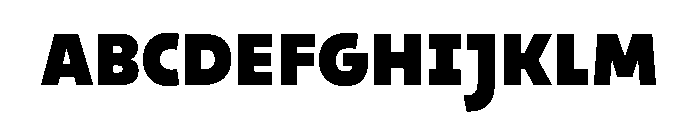 29LTOkaso Black Instance Font UPPERCASE