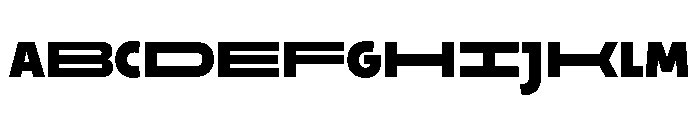 29LTOkaso BlackStretch Instance Font UPPERCASE
