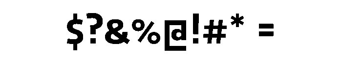 29LTOkaso BoldStretch Instance Font OTHER CHARS