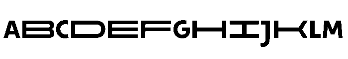 29LTOkaso BoldStretch Instance Font UPPERCASE
