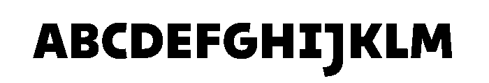 29LTOkaso ExtraBold Instance Font UPPERCASE