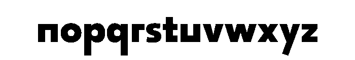29LTOkaso ExtraBold Instance Font LOWERCASE
