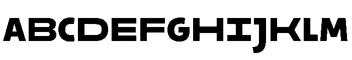 29LTOkaso ExtraBoldSemiStretch Instance Font UPPERCASE