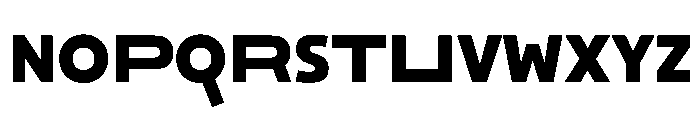 29LTOkaso ExtraBoldSemiStretch Instance Font UPPERCASE
