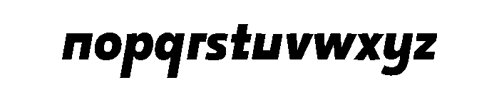 29LTOkaso ExtraBoldSlanted Font LOWERCASE
