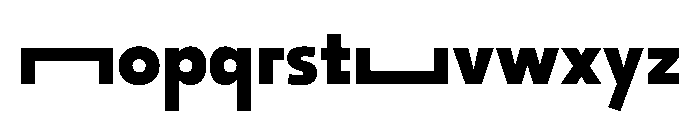 29LTOkaso ExtraBoldStretch Instance Font LOWERCASE