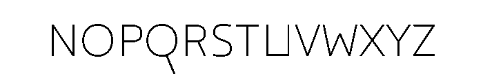 29LTOkaso ExtraLight Font UPPERCASE