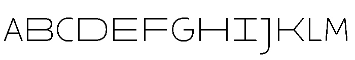 29LTOkaso ExtraLightSemiStretch Instance Font UPPERCASE
