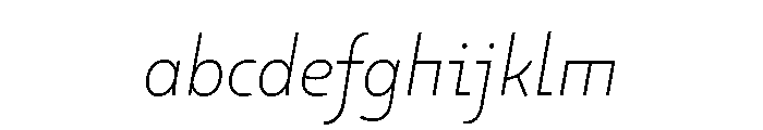 29LTOkaso ExtraLightSlanted FONT